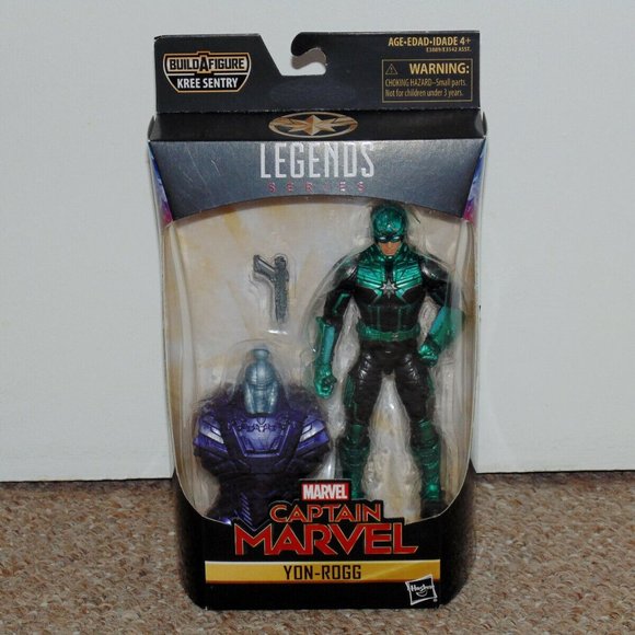 2018 Hasbro Marvel Legends 6" Yon-Rogg Figure MIB Brand New BAF Kree Sentry - Picture 1 of 6